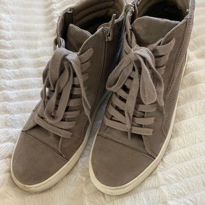 Steve Madden side zip high tops